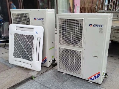 二手中央空調(diào)格力50匹多聯(lián)機(jī)螺桿風(fēng)冷熱泵模塊商用一拖多價格
